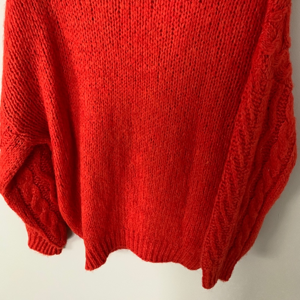 ASOS: red knit sweater - Picture 3 of 3